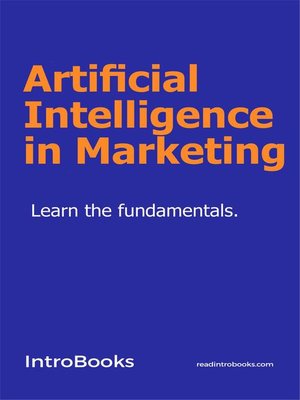 cover image of Artificial Intelligence in Marketing